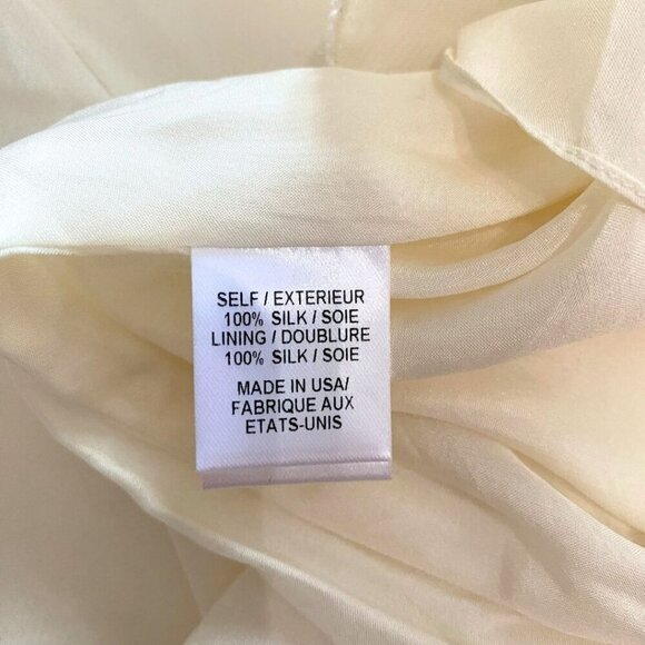 VERA WANG COLLECTION 100% SILK ORGANZA A-LINE DRESS - 2 - Picture 10 of 10